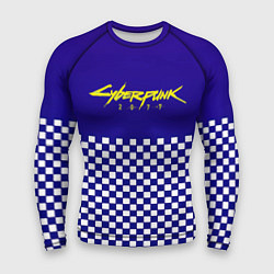 Мужской рашгард Cyberpunk 2077 клетка
