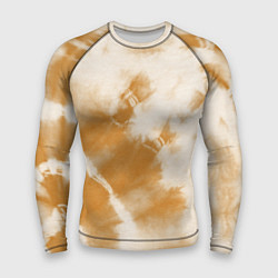 Рашгард мужской Коричневый тай дай, цвет: 3D-принт