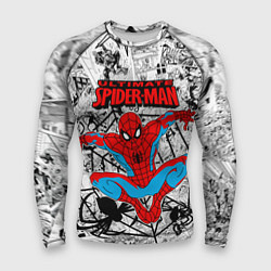 Рашгард мужской Человек паук комиксы, цвет: 3D-принт