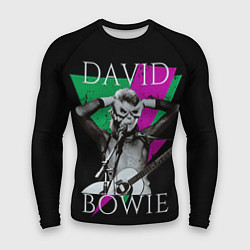 Рашгард мужской David Bowie - hand goggles, цвет: 3D-принт