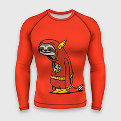 Рашгард мужской Ленивец Флэш, цвет: 3D-принт