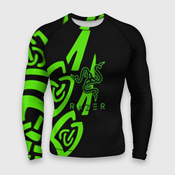 Мужской рашгард Razer лого лес