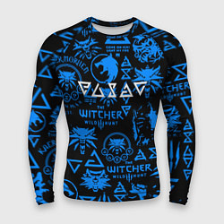 Мужской рашгард The Witcher logo pattern