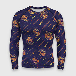 Мужской рашгард Mortal Kombat logo pattern