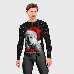 Рашгард мужской Все дуреют с этой звездной ночи, цвет: 3D-принт — фото 2