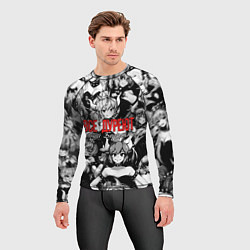 Рашгард мужской Все дуреют с этой Боузетты, цвет: 3D-принт — фото 2