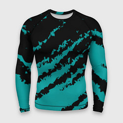 Мужской рашгард The color is black and light blue