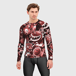 Рашгард мужской Растения против зомби в красном цвете, цвет: 3D-принт — фото 2
