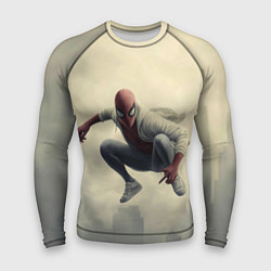 Рашгард мужской Человек паук в прыжке, цвет: 3D-принт