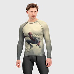 Рашгард мужской Человек паук в прыжке, цвет: 3D-принт — фото 2