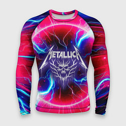 Мужской рашгард Metallica - neon glow