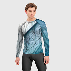 Рашгард мужской Листья с прожилками, цвет: 3D-принт — фото 2