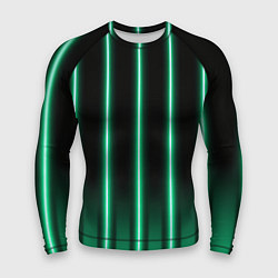 Мужской рашгард Neon turquoise