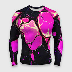 Рашгард мужской Розовые пятна в текстуре, цвет: 3D-принт