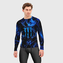 Рашгард мужской Monster energy искры дымы, цвет: 3D-принт — фото 2