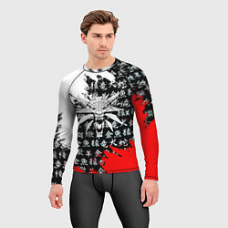 Рашгард мужской Ведьмак япония краски, цвет: 3D-принт — фото 2