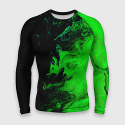 Рашгард мужской Color green black, цвет: 3D-принт