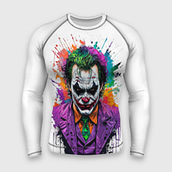 Рашгард мужской Джокер с галстуком, цвет: 3D-принт