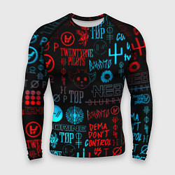 Мужской рашгард Twenty one pilots rock pattern
