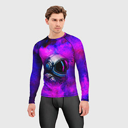 Рашгард мужской Космонавт в красках, цвет: 3D-принт — фото 2