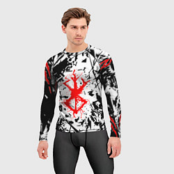 Рашгард мужской Берсерк маска брызги, цвет: 3D-принт — фото 2