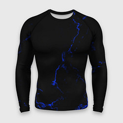 Рашгард мужской Color black blue, цвет: 3D-принт