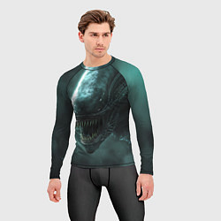 Рашгард мужской Чужой в космосе, цвет: 3D-принт — фото 2