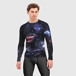 Рашгард мужской Чужой на фоне вселенной, цвет: 3D-принт — фото 2