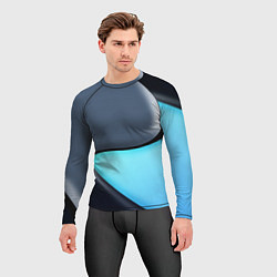 Рашгард мужской Разноцветный, цвет: 3D-принт — фото 2