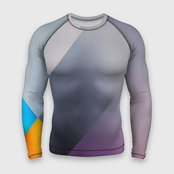 Рашгард мужской Color grey with stripes, цвет: 3D-принт