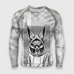 Рашгард мужской Фенек в балахоне, цвет: 3D-принт