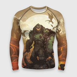 Рашгард мужской Doom dark ages doom guy, цвет: 3D-принт