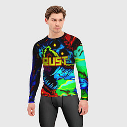 Рашгард мужской Rust hyperbeast, цвет: 3D-принт — фото 2