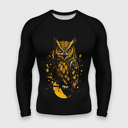 Рашгард мужской Филин в лунном свете, цвет: 3D-принт