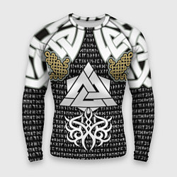 Мужской рашгард Узор рун и символов
