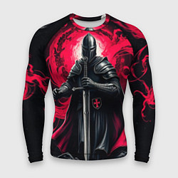 Мужской рашгард Рыцарь-крестоносец ордена красной звезды
