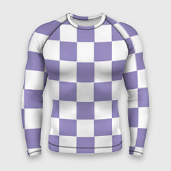 Мужской рашгард Квадраты фиолетовые