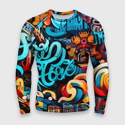 Рашгард мужской Abstract graffiti - ai art, цвет: 3D-принт