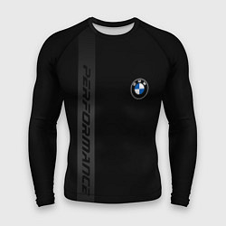 Рашгард мужской BMW - перфоманс монохром, цвет: 3D-принт