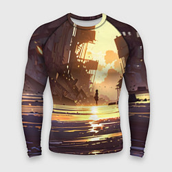 Мужской рашгард Аниме под солнцем