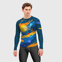 Рашгард мужской Млечный путь -наш дом, цвет: 3D-принт — фото 2