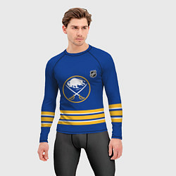 Рашгард мужской Баффало Сейбрз хоккей, цвет: 3D-принт — фото 2