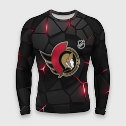 Рашгард мужской Оттава Сенаторз - НХЛ хоккей, цвет: 3D-принт