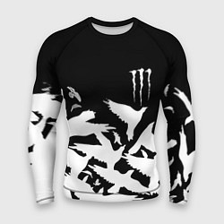 Рашгард мужской Monster energy crow, цвет: 3D-принт