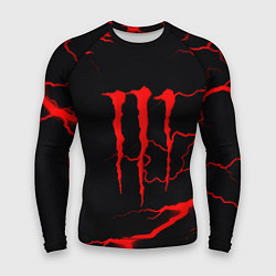 Рашгард мужской Monster energy storm red, цвет: 3D-принт