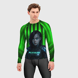 Рашгард мужской Билли Айлиш космический костюм, цвет: 3D-принт — фото 2