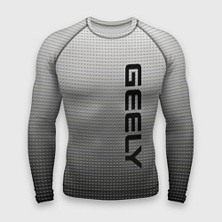 Мужской рашгард Geely серый текстурный