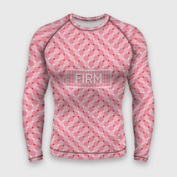 Мужской рашгард Плавающий эффект - Фирм розовый