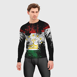 Рашгард мужской Таджикистан, цвет: 3D-принт — фото 2