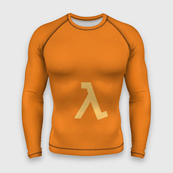 Рашгард мужской Half-Life orange, цвет: 3D-принт